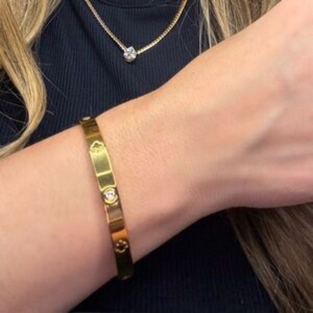 Clover Bling LuvCuff Bracelet